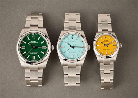 rolex colori|rolex oyster dial colors.